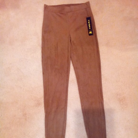 Tribal Pants - Tribal faux suede leggings